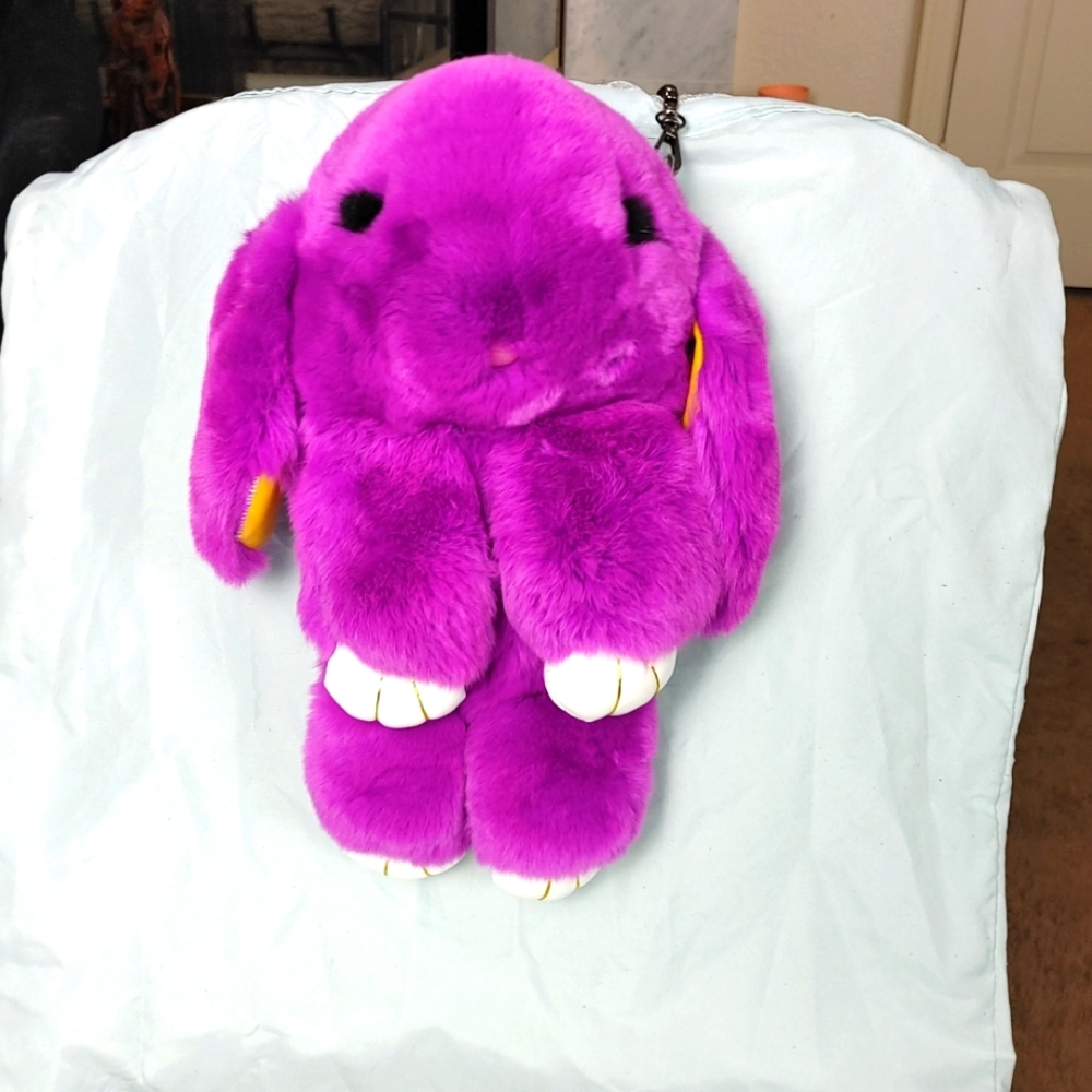 Rex Rabbit Fur Bunny Backpack